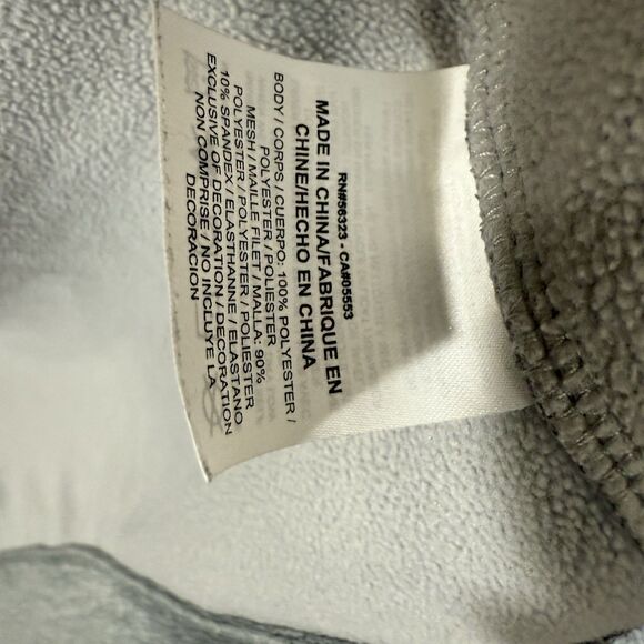 Air Jordan Nike Hoodie Men 2XL Gray Full Zip Fleece Flight Therma Fit 688525 - Picture 10 of 11